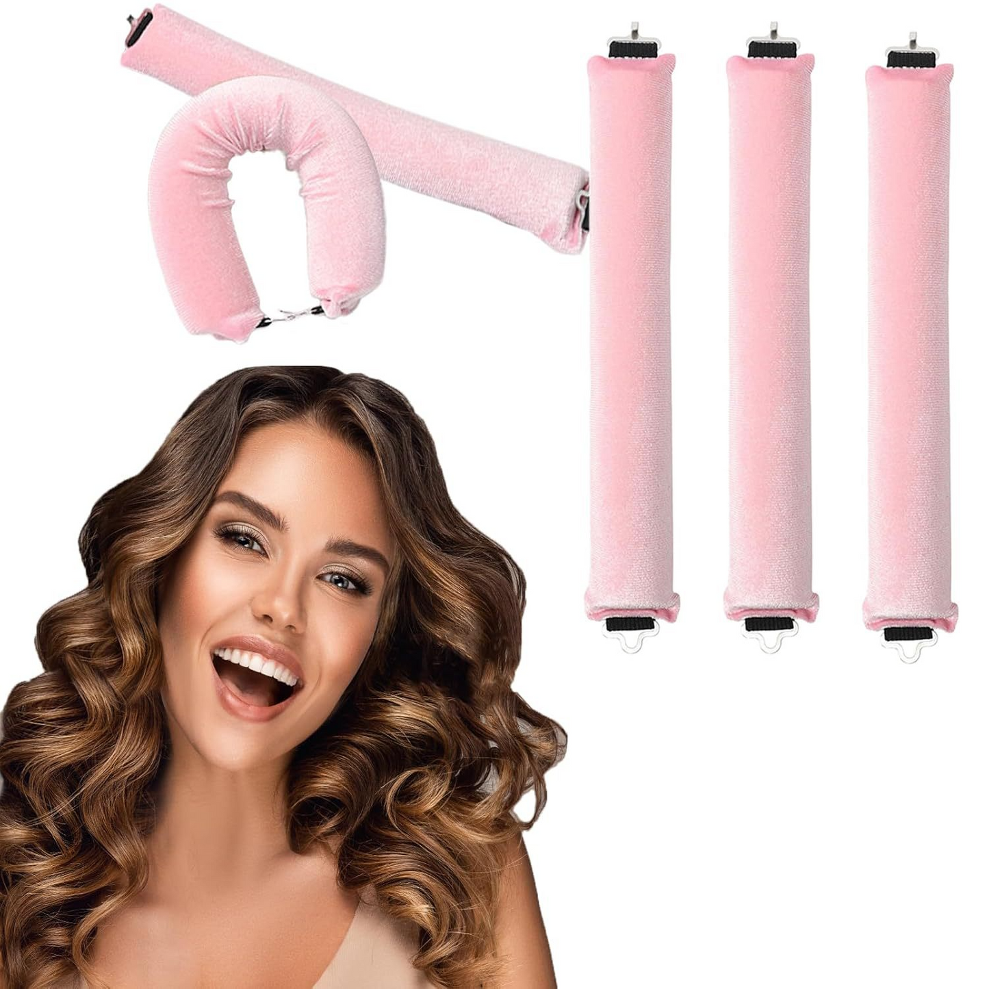 Heatless Hair Curling Set